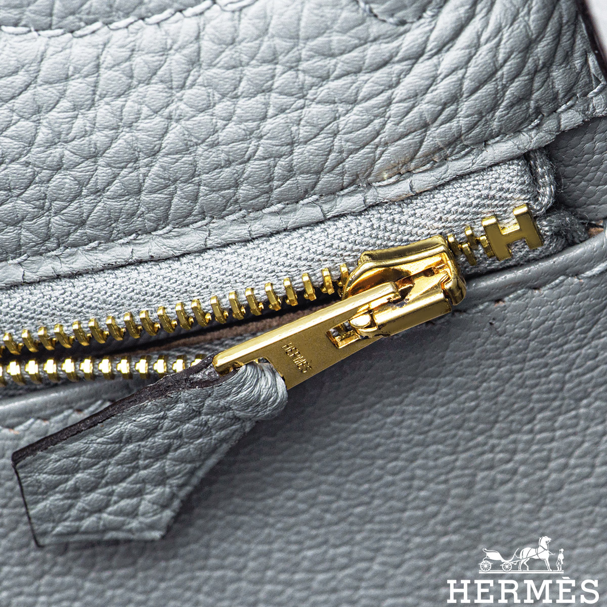 Hermes Kelly 32 Retourné Gris Mouette Togo Palladium Hardware #X - Vendome  Monte Carlo